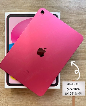 iPad 10th Gen 64GB Pink + Accesorii birou studiu