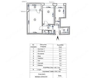 Apartament 2 camere zona Jean Steriadi - Auchan Titan - imagine 7