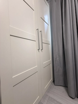 Dormitor IKEA SONGESAND complet | Pat 160x200 + saltea + șifonier