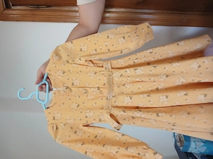 Rochie galbena primăvară-toamnă 
