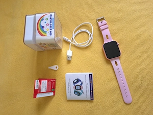 Ceas Smartwatch pentru copii Wonlex CT20 cu Functie telefon, Localizare GPS, Pedometru, Camera, Apel