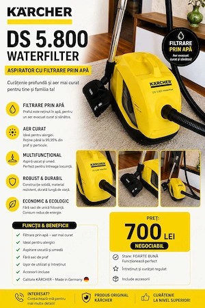 Vand aspirator Karcher DS 5.800