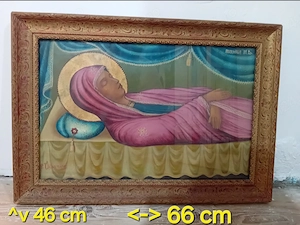 Icoană originală    Adormirea Maicii Domnului    Părintele Visarion Iugulescu