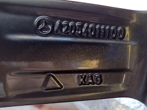 vând jante aliaj Mercedes w205AMG - imagine 2