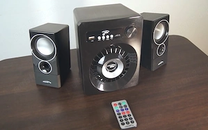 OFERTA Sistem audio 2.1, Bluetooth, telecomanda, USB etc.