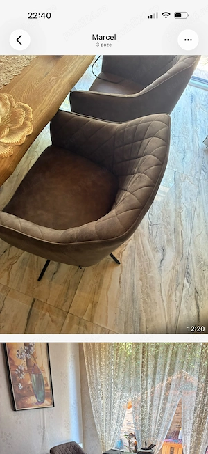 Scaune elegante pentru living 