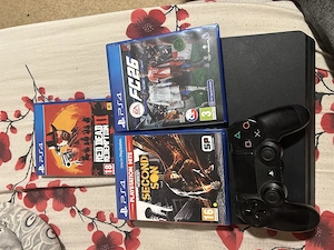 Ps4 slim 500gb plus jocuri