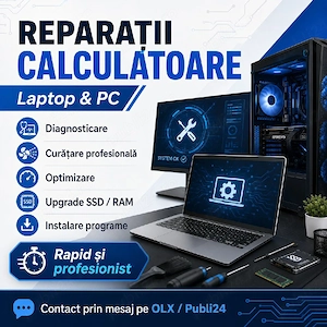 Service calculatoare și laptopuri   Windows, Office, optimizare și reparații