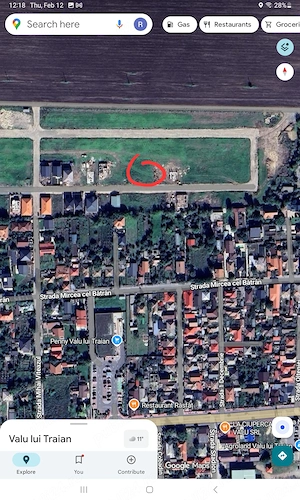 Proprietar   Vând teren 378 mp în Valu Traian, str. Atena, deschidere 14m   55.000   - imagine 2