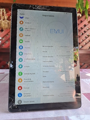 Tabletă Huawei MatePad T10 funcțională, touch perfect, display spart - imagine 5