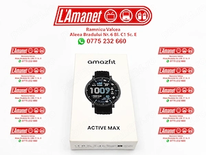 Smartwatch Amazfit Active Max AMOLED 1,5'' 3000 Niti Ultra Luminos Inteligent Sigilat