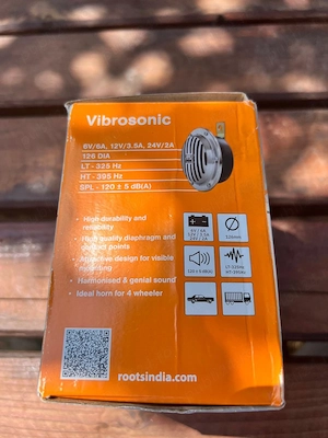 Vând claxon auto Roots Vibrosonic Electric Horn, nou, neutilizat, în ambalajul original. - imagine 4