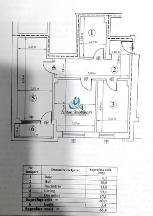 Apartament 2 camere decomandat, parter, bloc 2021, Calea Romanului - imagine 7