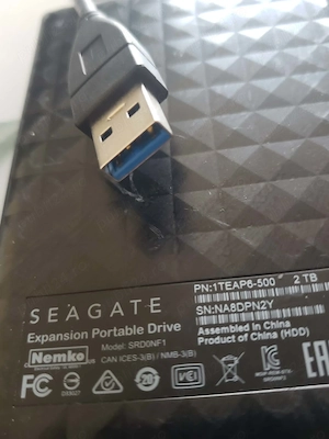 Hdd extern 2 tb
