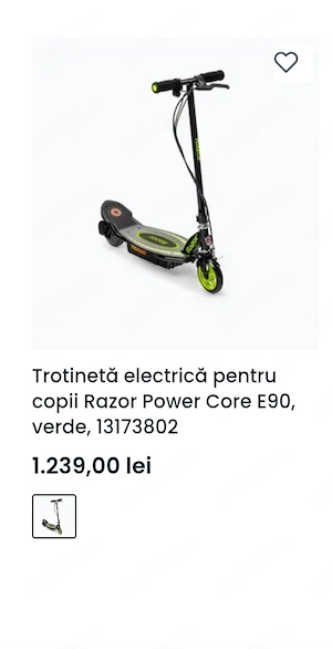 Trotineta Razor Power Core E90 