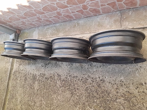 Vand set 4 jante tabla R15 5 prezoane 5x112 stare buna nelovite TIMISOARA VW Touran Audi Seat Skoda - imagine 2