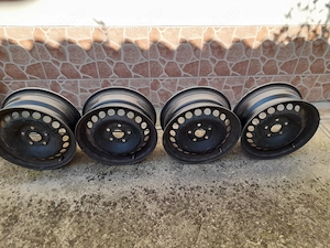 Vand set 4 jante tabla R15 5 prezoane 5x112 stare buna nelovite TIMISOARA VW Touran Audi Seat Skoda