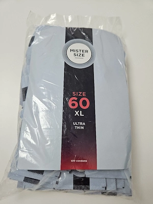 Prezervative Mister Size XL 60mm (100 bucăți)   Noi   Sigilate
