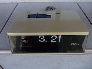 Ceas COPAL model RP-240 flip clock,alarma vintage 1976 JAPAN