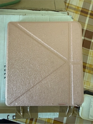 Husă Kobo Libra H2O 7 inch, protecție completă, auriu roz