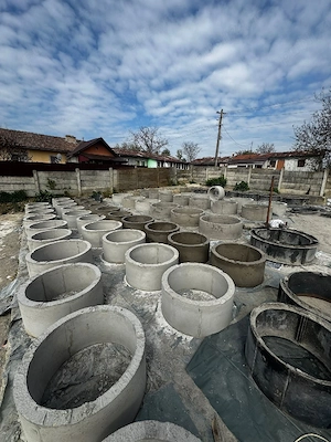 tuburi de beton ,inele ,oale fantana sau fosa