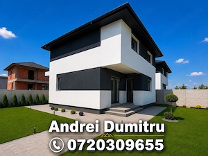 Casă nouă P+1 | 4 camere | 3 băi | Finisaje la alegere | Aproape de București | 165.000   - imagine 3