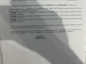 Vând teren intravilan 1000 mp și 1500 mp loc Varsatura Braila - imagine 2