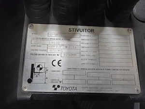 Stivuitor Diesel Toyota 3Tone Triplex An 2021 Ore 1.900 Garantie si Service la locatia dvs. incluse - imagine 11