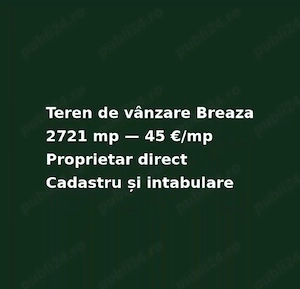 Teren de vânzare Breaza   2721 mp, utilități + vile turistice în zonă - imagine 9
