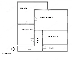 Apartament de vanzare 2 camere balcon parcare etaj 2 Selimbar Sibiu - imagine 2