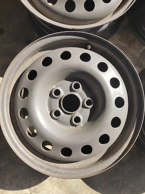 4 Jante VW SHARAN 5X112 R16 sunt revopsite in stare buna  - imagine 2