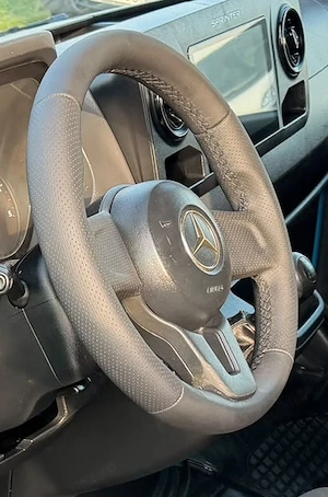 Piele volan, imbrac volane in piele, tuning volan - Kormánybőrözés - imagine 4