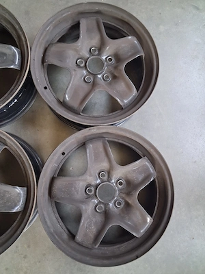 4 jante tabla R 16 5X112 Original de VW AUDI Seat Skoda  - imagine 2