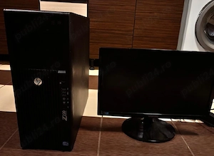 Monitor SAMSUNG,mouse,tastatură,unitate HP