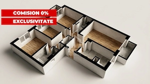 Apartament cu 4 camere | 81,5 mp | 2 bai | 2 Balcoane | Dunavat 14 | De Renovat  - imagine 4