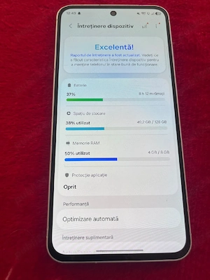 vand samsung a56 funcțional la perfecți merge bine la jocuri mari doar ca capacu e spart funcțional 