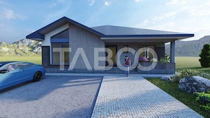 Casa individuala de vanzare cu 4 camere Sura Mica Sibiu 608 mp teren - imagine 2