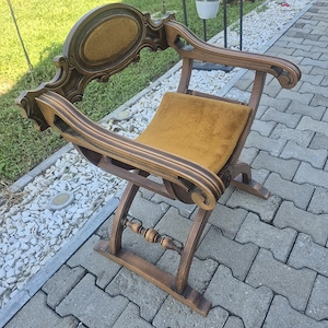 Jilț scaun.lemn rustic