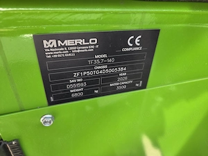 Incarcator telescopic Merlo 35.7-140, ridica 3,5 tone la 7m, 140cp-81900 eur+Tva - imagine 18