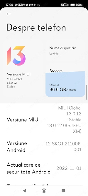 Schimb mui 13.0. 12