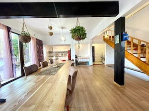 INVESTITIE Vila moderna + vila la rosu, teren 1480 padure - imagine 4