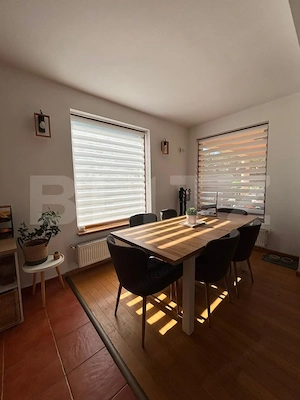 Casă individuală mobilată în stil scandinav, curte amenajată, 135 mp - imagine 3