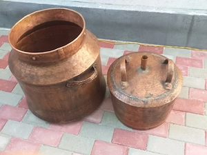 Cazan vechi cupru 100 ani