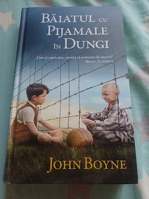 Carte Baiatul cu pijamale in dungi