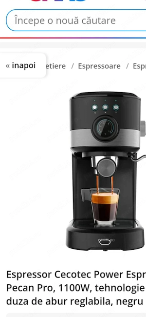 Espresor cecotec power pecan Pro