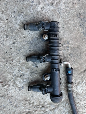 Rampă completă injectie Opel Corsa/Agila 2000/2006 Z10XE - imagine 4