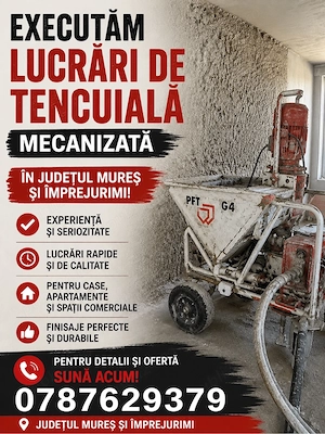 Servicii tencuit