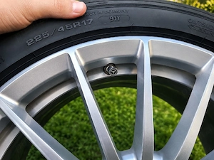 Set 4 jante aliaj + anvelope Goodyear Eagle F1 Asymmetric 6 R17  - imagine 3