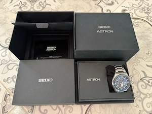 Seiko Astron Chronograph GPS Solar Titanium Sapphire SSH175J1-SBXC175 Ultimul model 