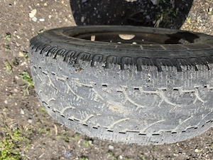 Janta roata rezerva duba R15C cu anvelopa 225/70 R15C - imagine 5